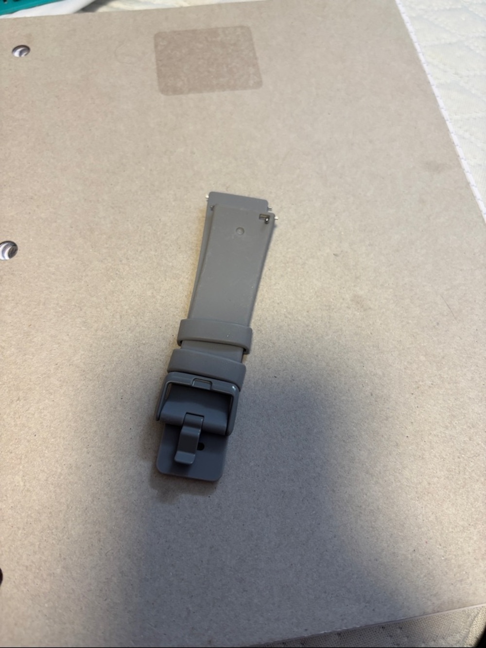 Gray Silicone Apple Watch Band Strap